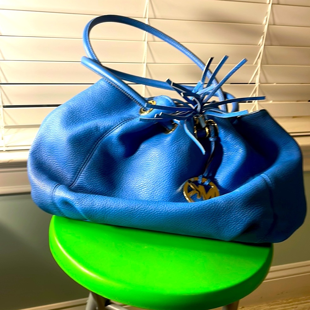 Cerulean Blue Michael Kors shoulder bag